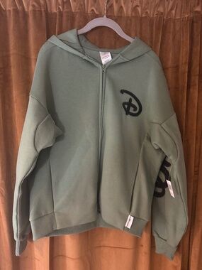 Authentic Disney Parks Walt Disney World Logo Full Zip Hoodie Adult size Small